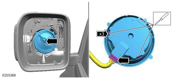 Door Mirror Motor Assembly